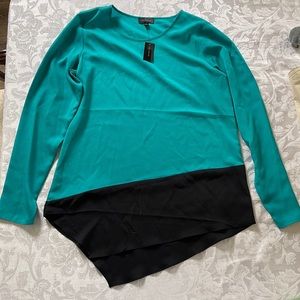 The Limited turquoise blouse size S